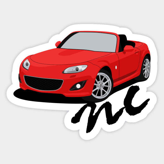 Miata NC Sticker by AutomotiveArt